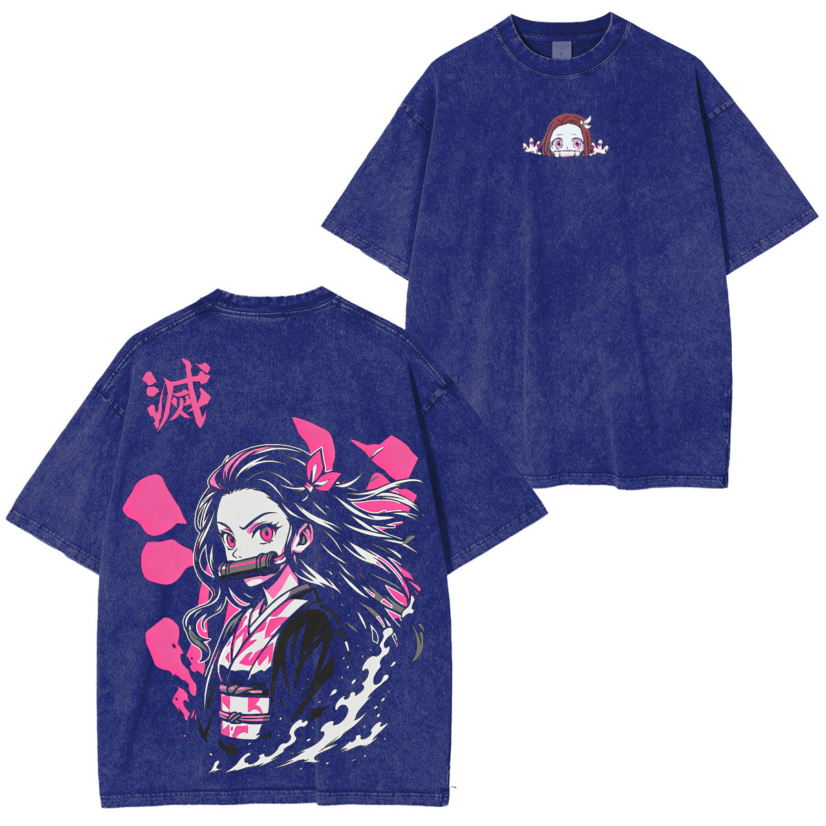 Kamado Nezuko Demon Slayer Washed T-shirt/Crewneck/Hoodie