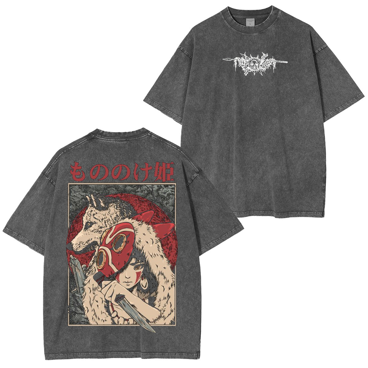 Princess Mononoke Washed T-shirt/Crewneck/Hoodie
