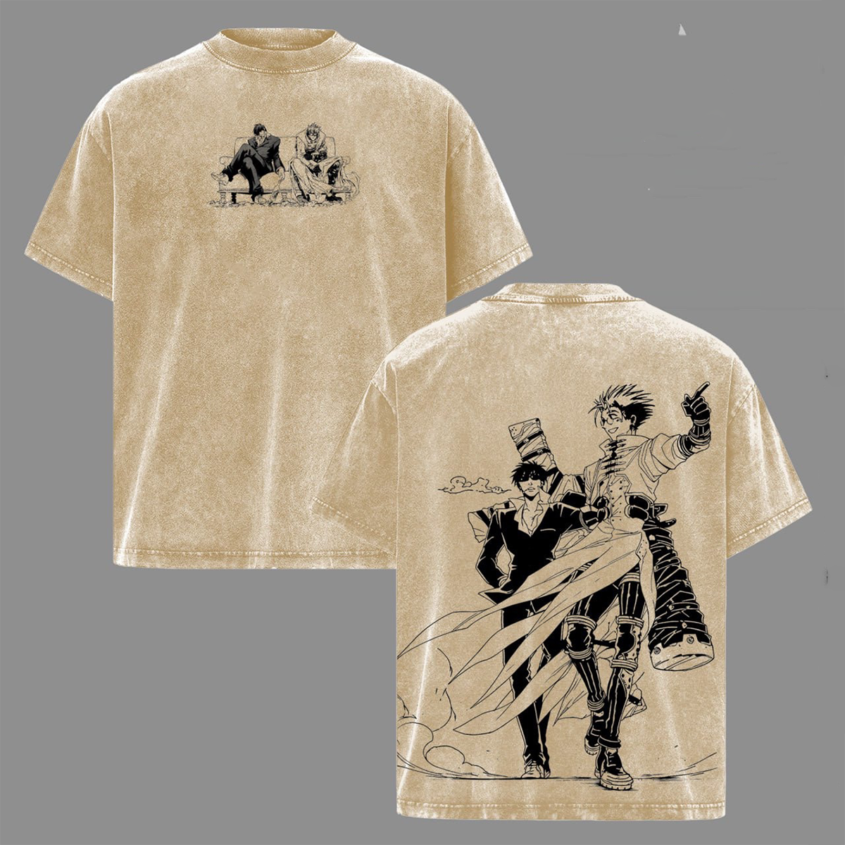 Trigun VASH The Stampede Vintage Washed T-shirt/Crewneck/Hoodie