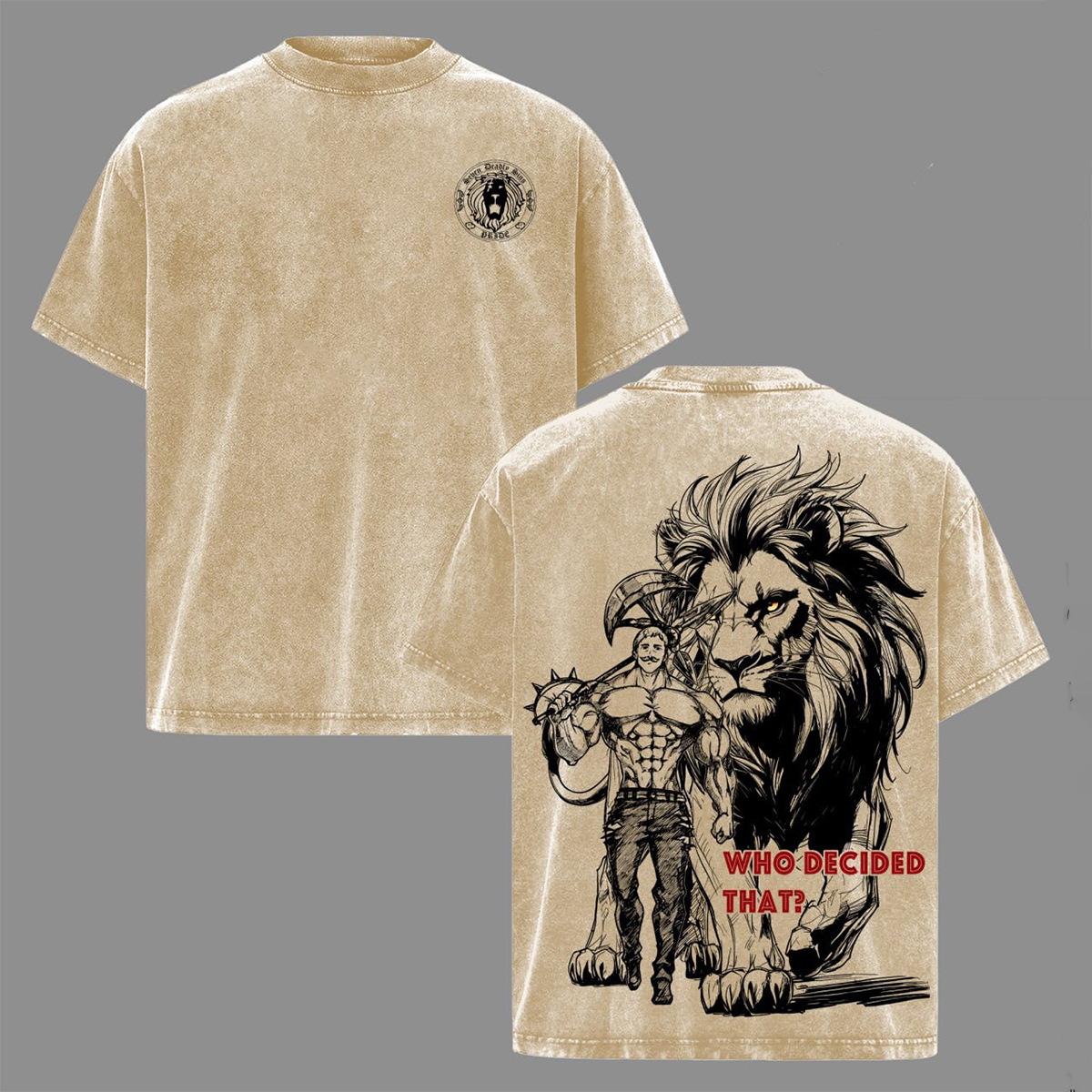 The Seven Deadly Sins Washed T-shirt/Crewneck/Hoodie