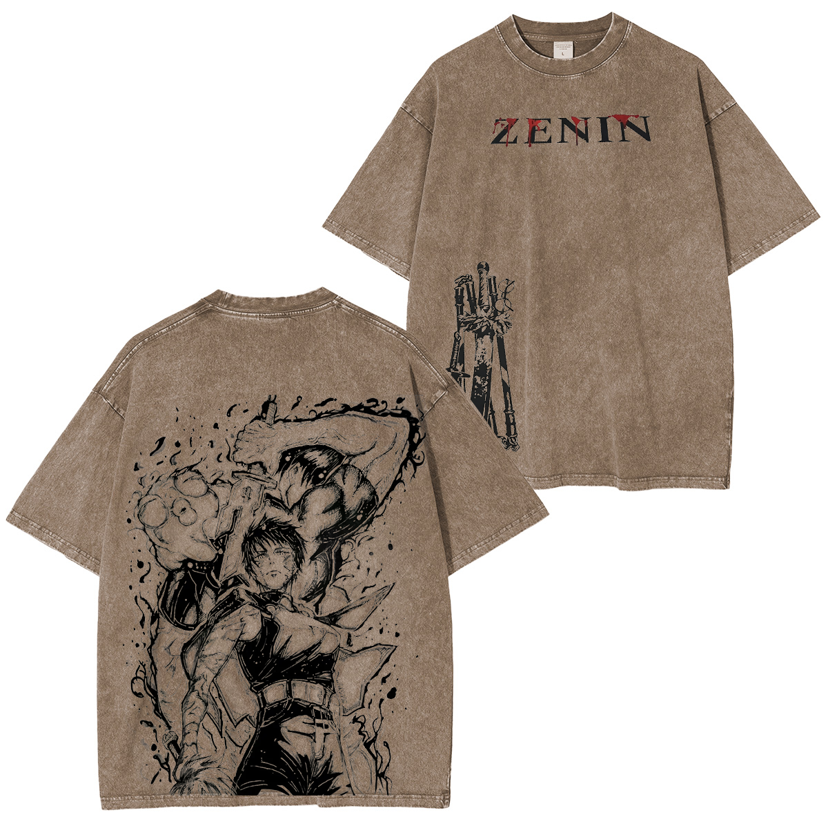 Jujutsu Kaisen Vintage washed T-shirt/Crewneck/Hoodie
