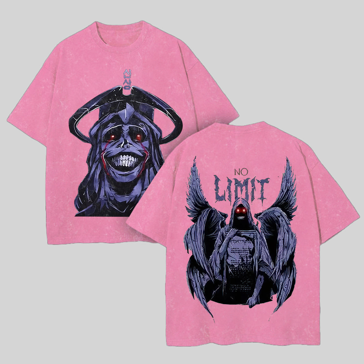Solo Leveling Printed Men's Polera Lavada