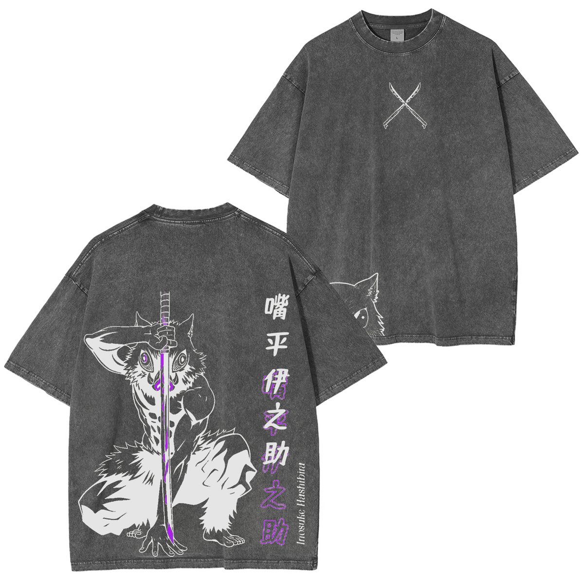 Limited Edition Inosuke Demon Slayer Vintage Polera Oversize
