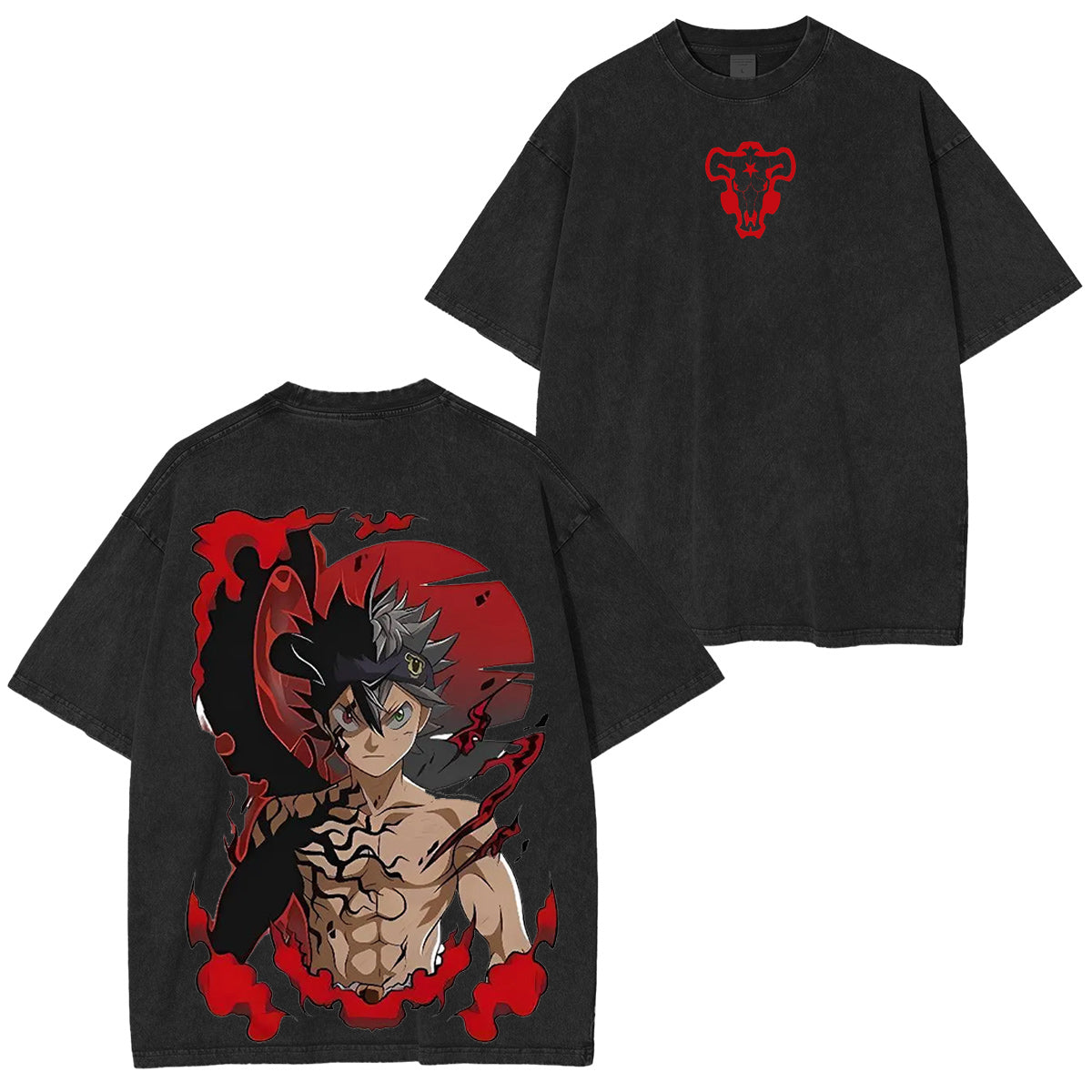 Black Clover Vintage washed T-shirt/Crewneck/Hoodie