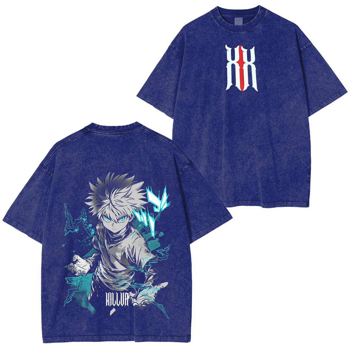 Killua Zoldyck Hunter x Hunter Graphic Anime Polera