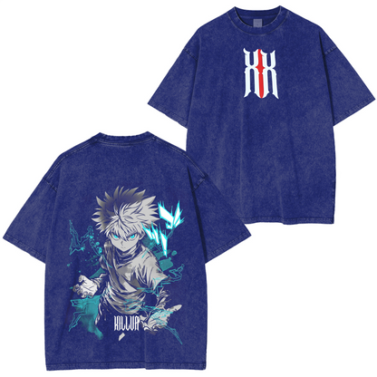 Killua Zoldyck Hunter x Hunter Graphic Anime Polera
