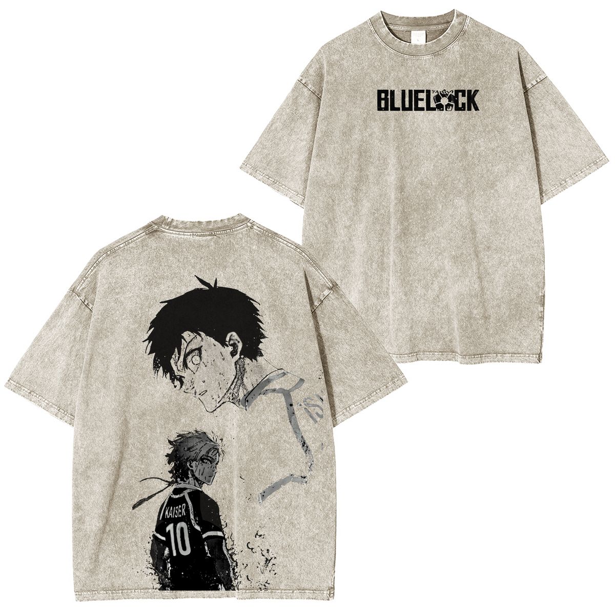 Blue Lock Anime Polera Unisex Lavada