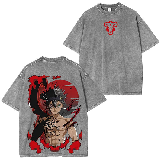 Black Clover Vintage washed T-shirt/Crewneck/Hoodie
