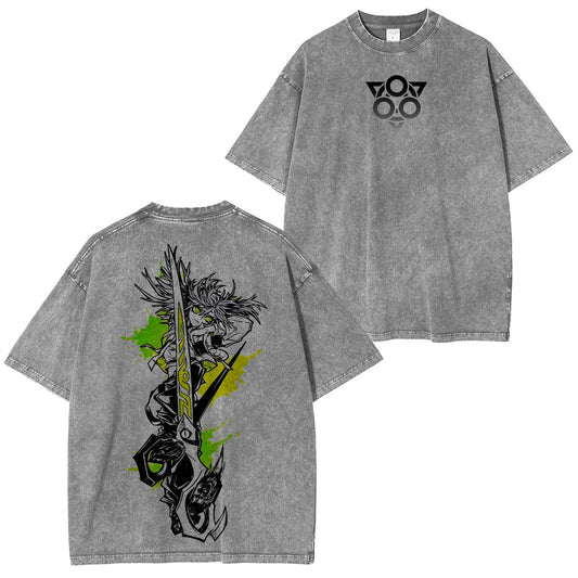 Gachiakuta :Riyo Reaper Vintage washed T-shirt/Crewneck/Hoodie