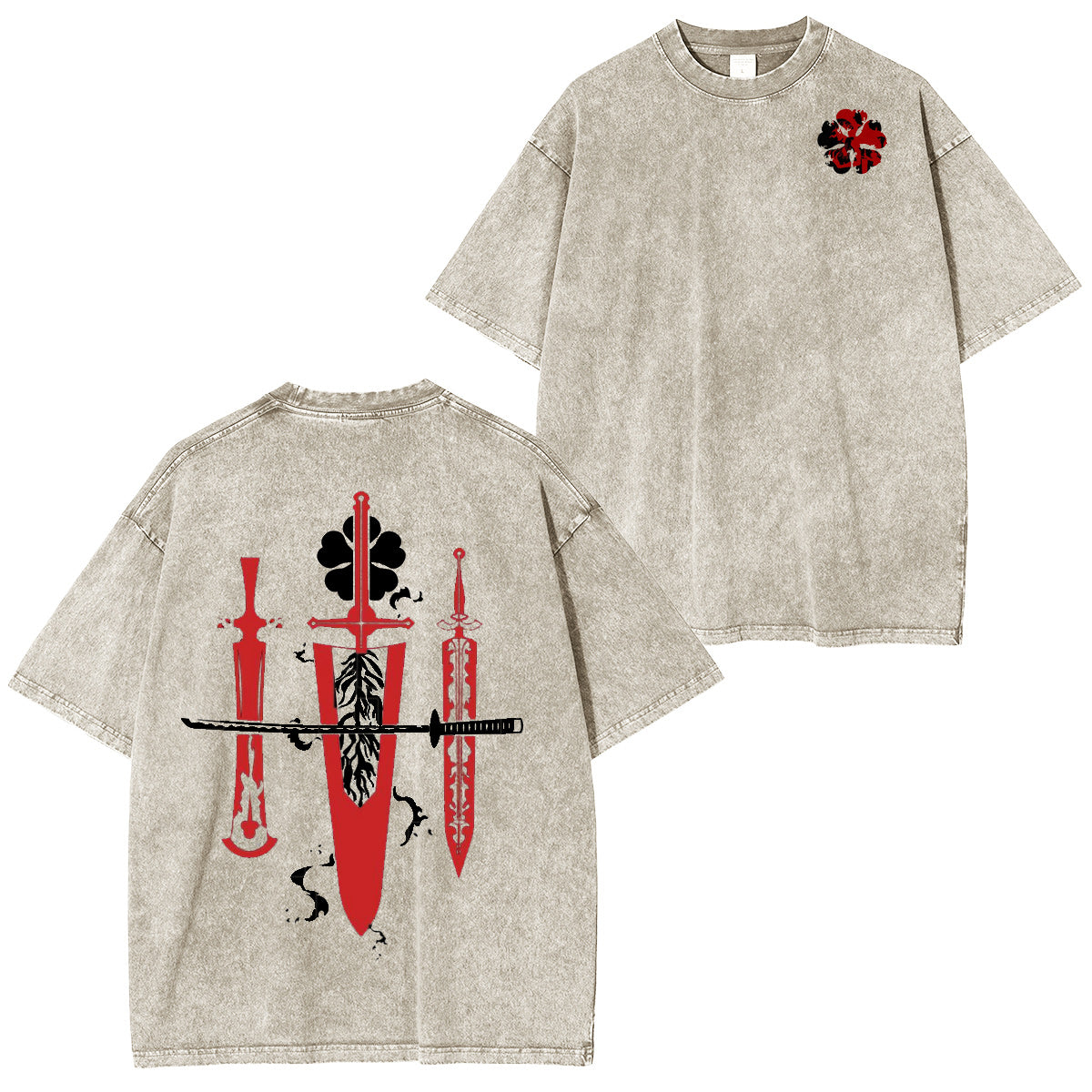 Black Clover Magic World Polera Lavada Vintage