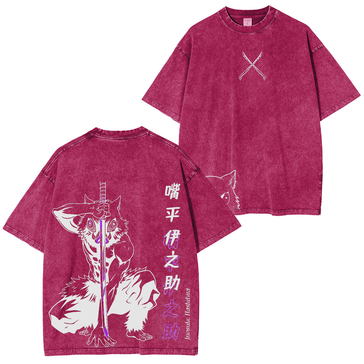 Limited Edition Inosuke Demon Slayer Vintage Polera Oversize