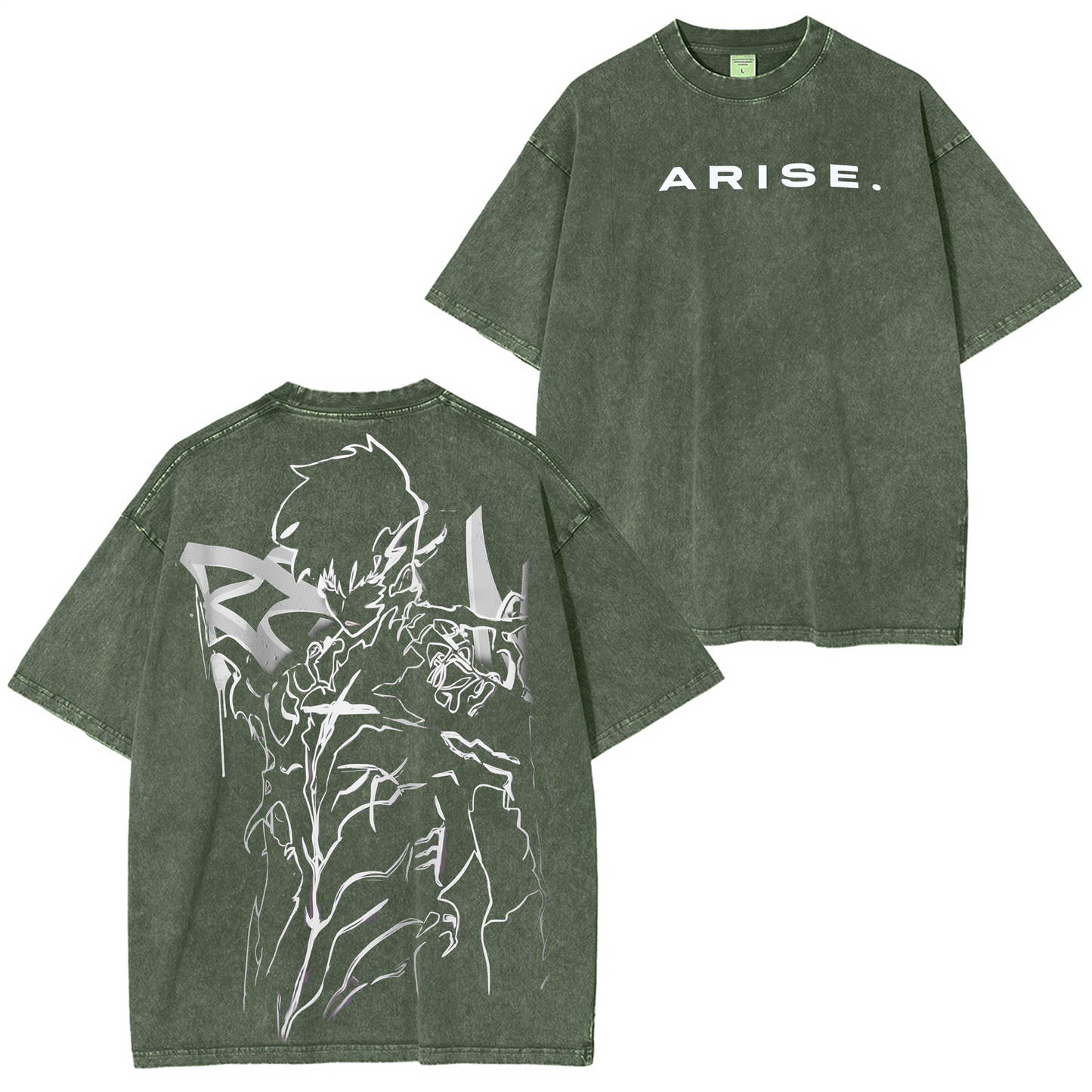 Sung Jinwoo-Solo Leveling Vintage Oversize Tee