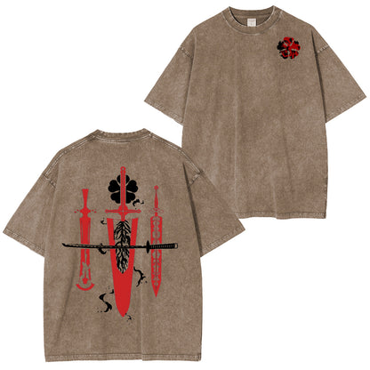 Black Clover Magic World Polera Lavada Vintage