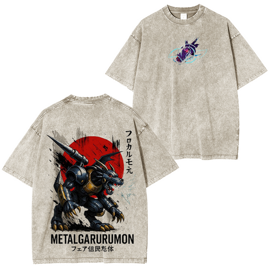 MetalGarurumon Digimon Vintage T-shirt/Crewneck/Hoodie
