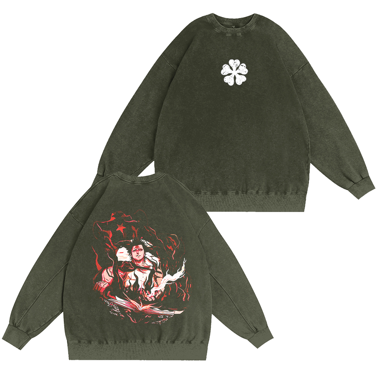 Black Clover Yami Vintage Washed T-shirt/Crewneck/Hoodie