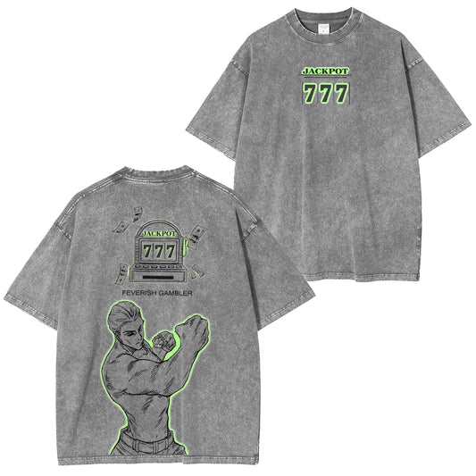 Jujutsu Kaisen :Bet on Hakari Vintage washed T-shirt/Crewneck/Hoodie
