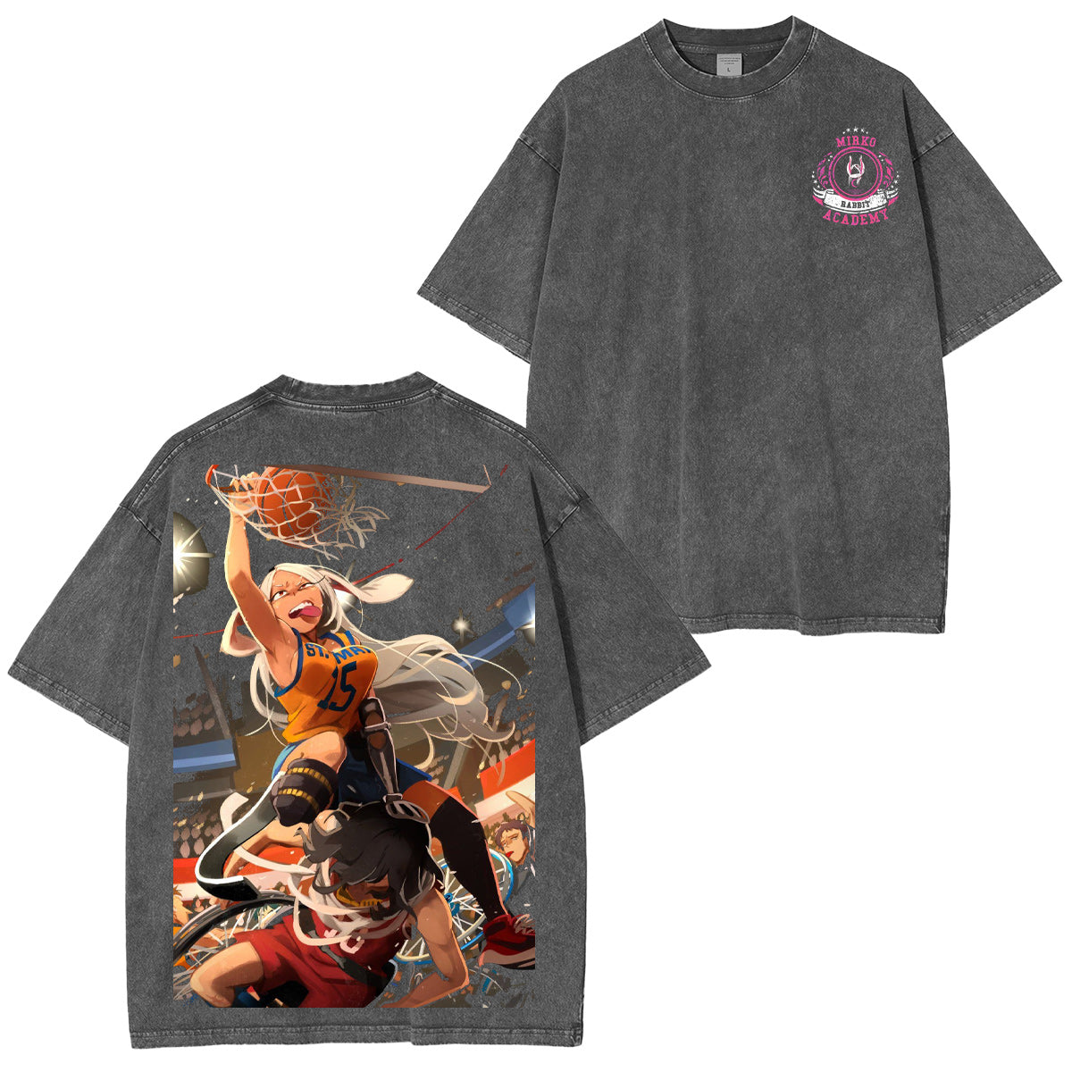 My Hero Academia Vintage Washed T-shirt/Crewneck/Hoodie