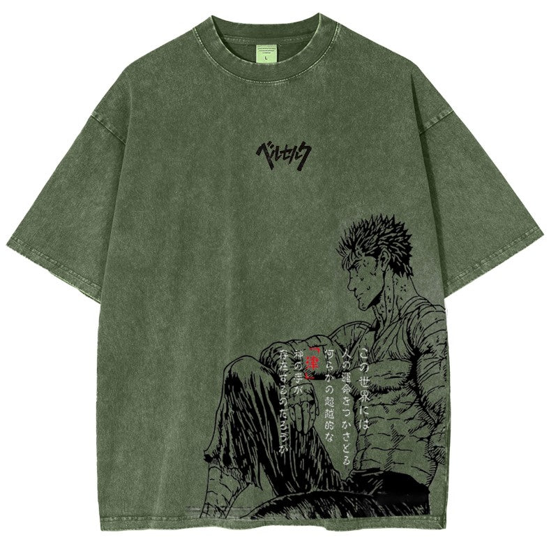 Berserk Gus Vintage Washed Unisex Polera