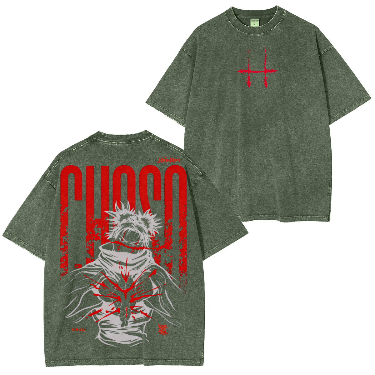 Jujutsu Kaisen Vintage Washed T-shirt/Crewneck/Hoodie