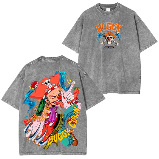 VBuggy the Clown - One Piece Vintage washed T-shirt/Crewneck/Hoodie