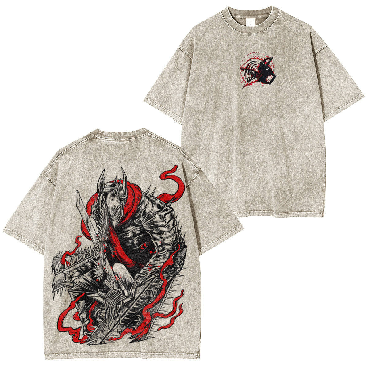 Chainsaw Man Devil Vintage Washed T-shirt/Crewneck/Hoodie