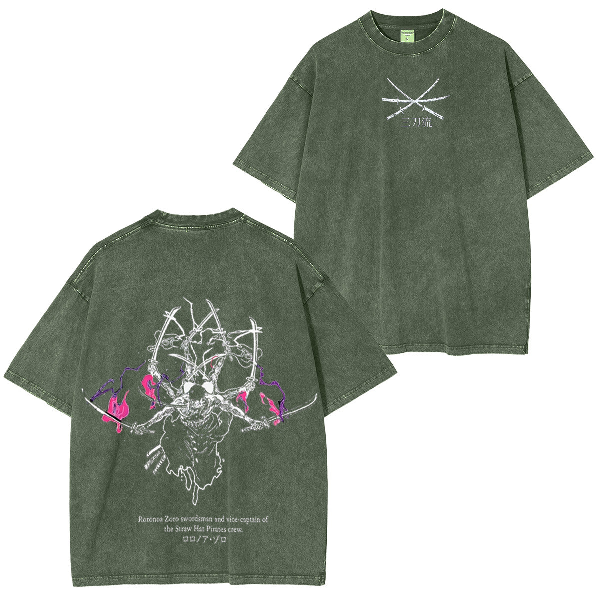 One Piece Vintage Washed T-shirt/Crewneck/Hoodie