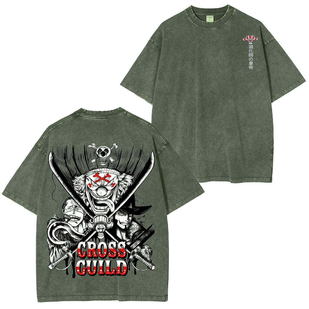 One Piece Vintage Washed T-shirt/Crewneck/Hoodie