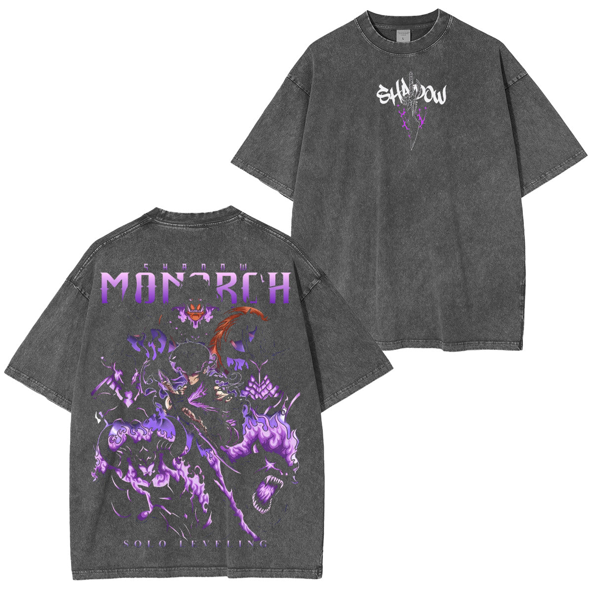 Solo Leveling Vintage Washed T-shirt/Crewneck/Hoodie