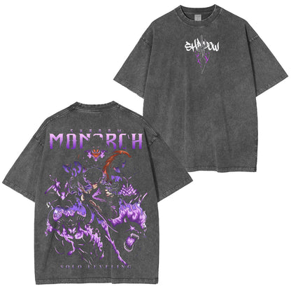 Solo Leveling Vintage Washed T-shirt/Crewneck/Hoodie