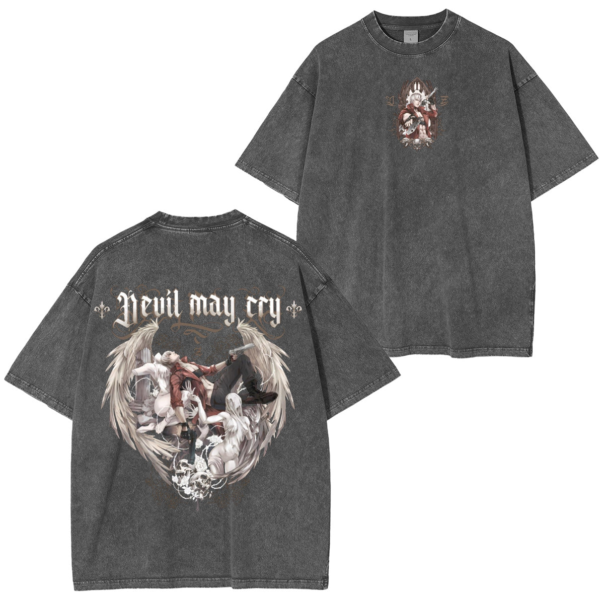 Devil May Cry Vintage Washed T-shirt/Crewneck/Hoodie