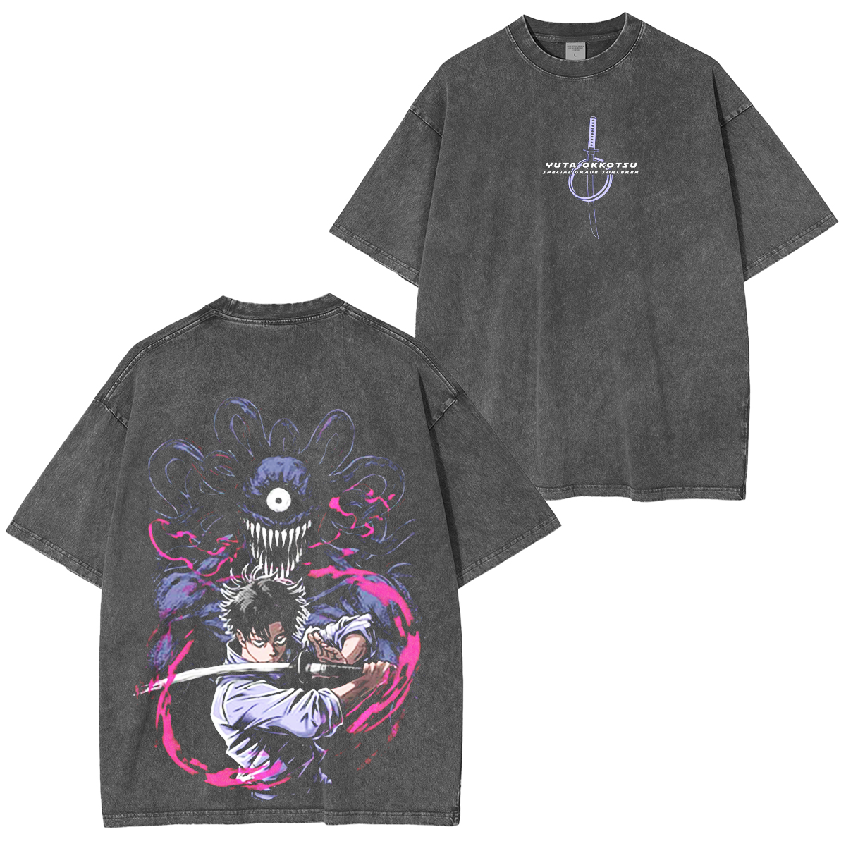 Yuta Okkotsu Jujutsu Kaisen Vintage Washed T-shirt/Crewneck/Hoodie