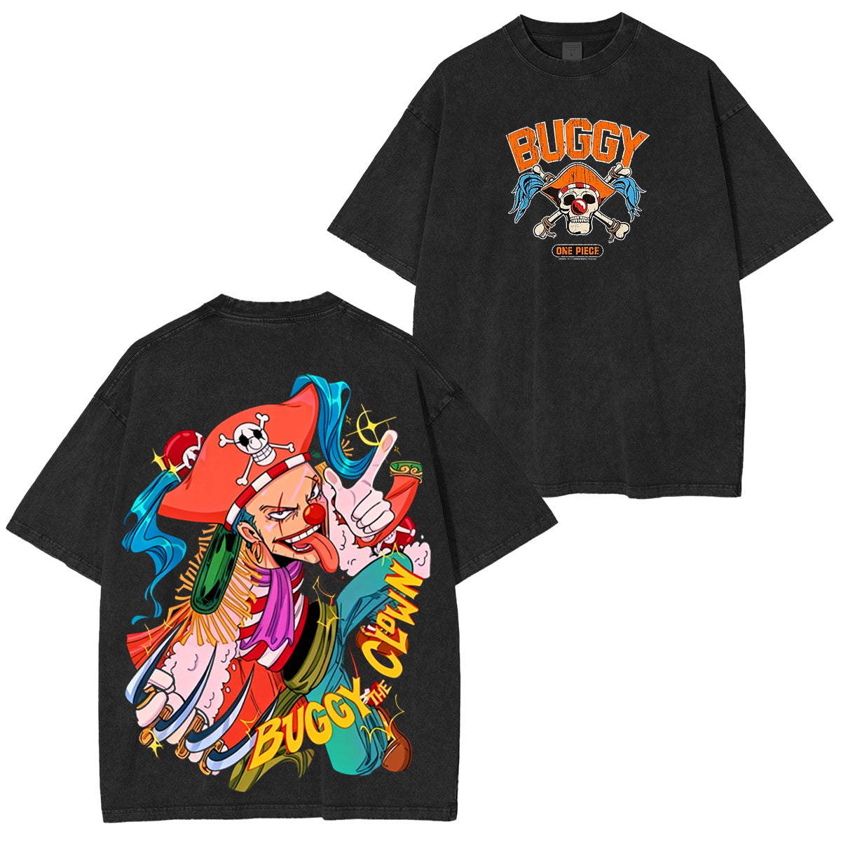 VBuggy the Clown - One Piece Vintage washed T-shirt/Crewneck/Hoodie