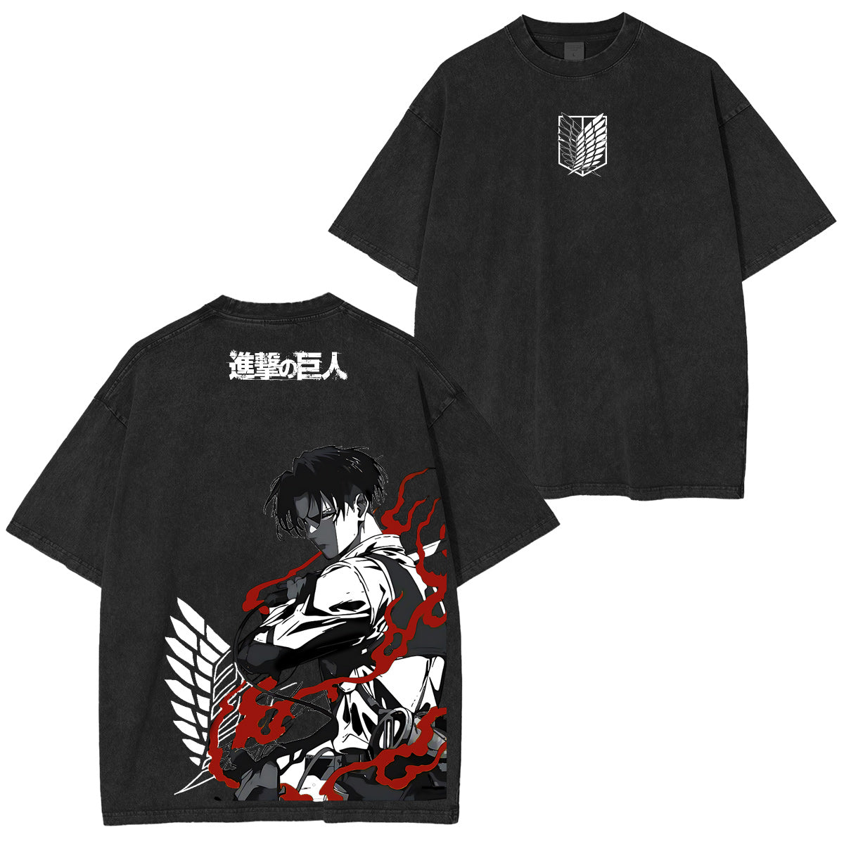Attack on Titan Washed T-shirt/Crewneck/Hoodie