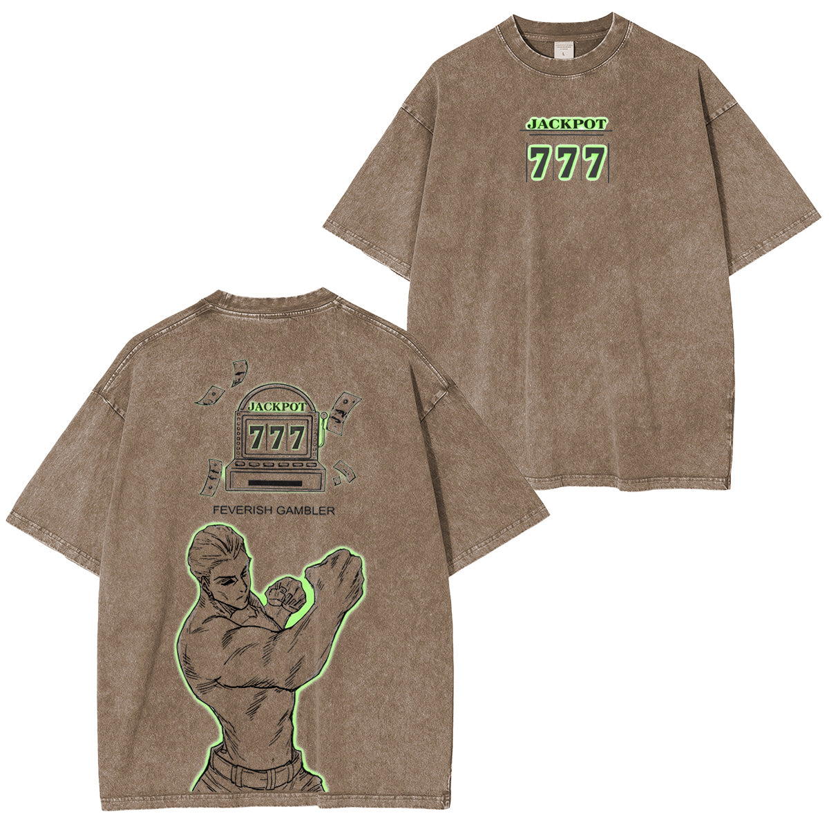 Jujutsu Kaisen :Bet on Hakari Vintage washed T-shirt/Crewneck/Hoodie