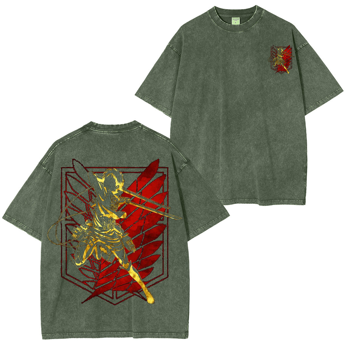 Attack on Titan Washed T-shirt/Crewneck/Hoodie