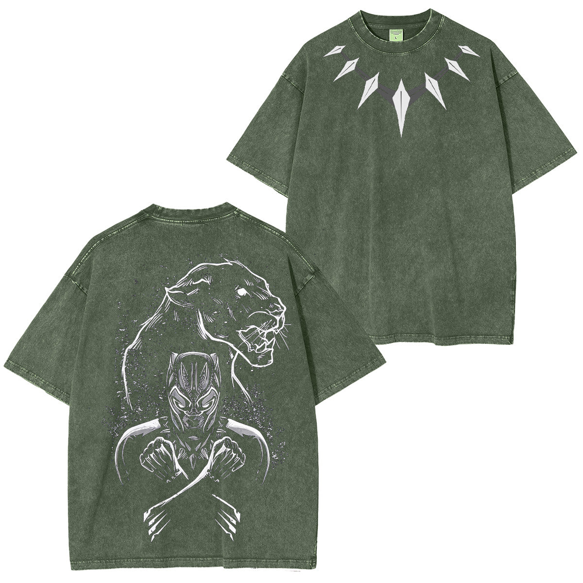 Black Panther Washed T-shirt/Crewneck/Hoodie
