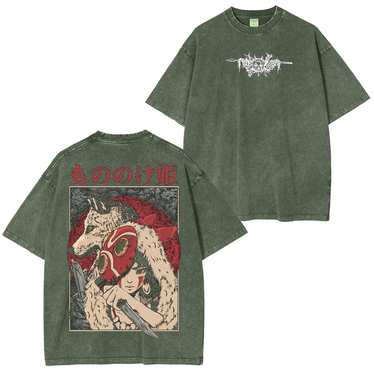 Princess Mononoke Washed T-shirt/Crewneck/Hoodie