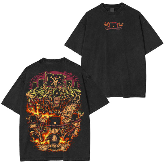 One Piece Washed T-shirt/Crewneck/Hoodie