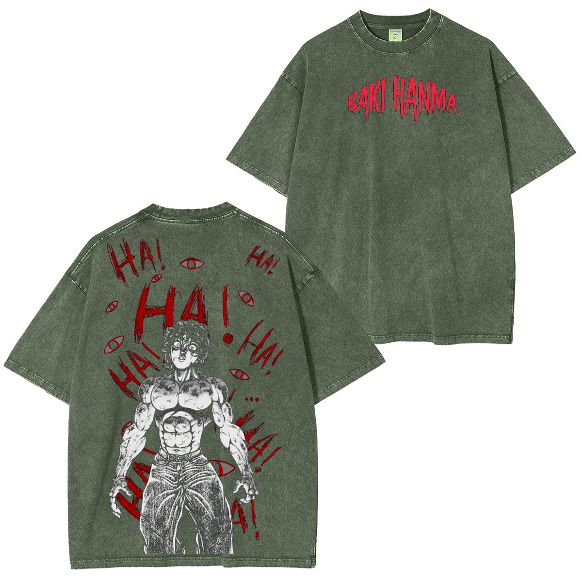 Baki Hama Washed T-shirt/Crewneck/Hoodie