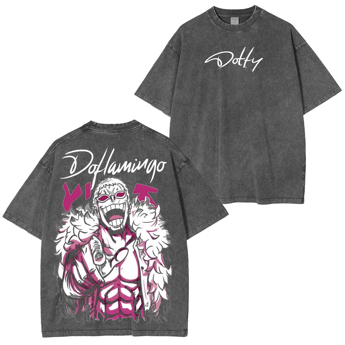 One Piece doflamingo Washed T-shirt/Crewneck/Hoodie