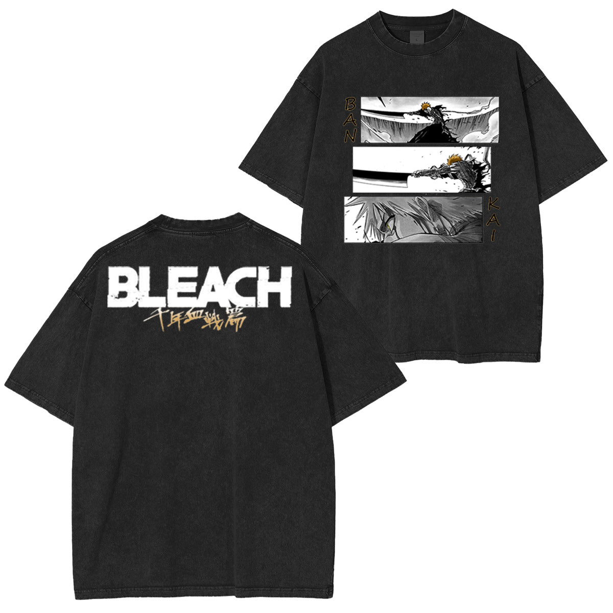 Ichigo Kurosaki Bleach Vintage washed T-shirt/Crewneck/Hoodie