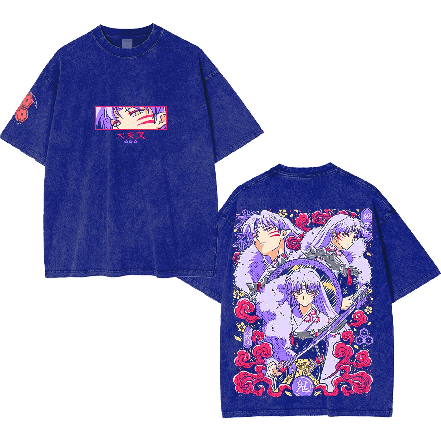 Inuyasha Polera Unisex Lavada