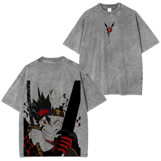 Black clover Ask Washed T-shirt/Crewneck/Hoodie