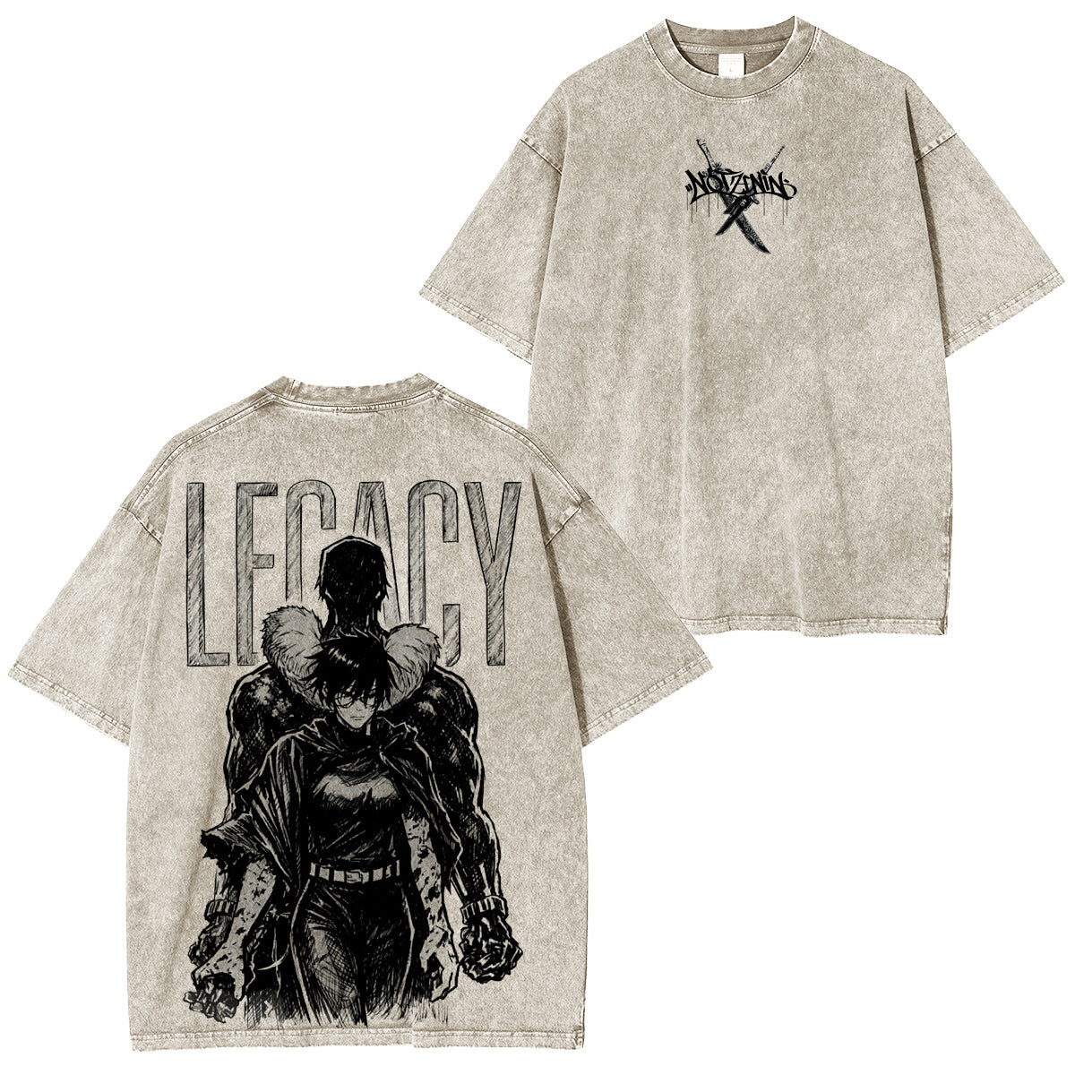 Jujutsu Kaisen :Heavenly Restriction Vintage washed T-shirt/Crewneck/Hoodie