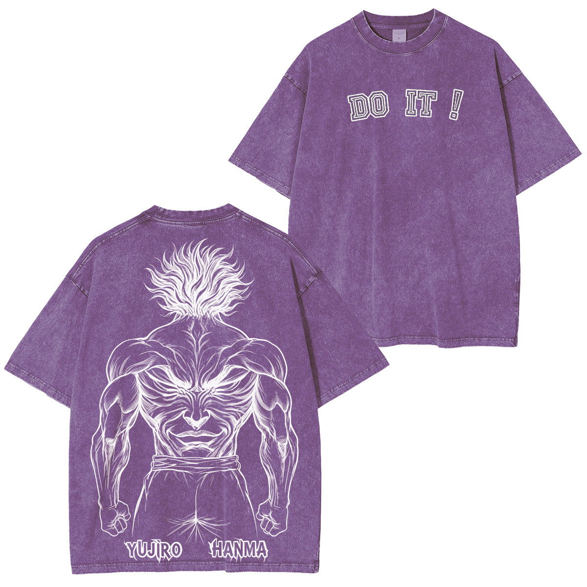 Baki the Grappler :Yujiro Hanma Vintage washed T-shirt/Crewneck/Hoodie