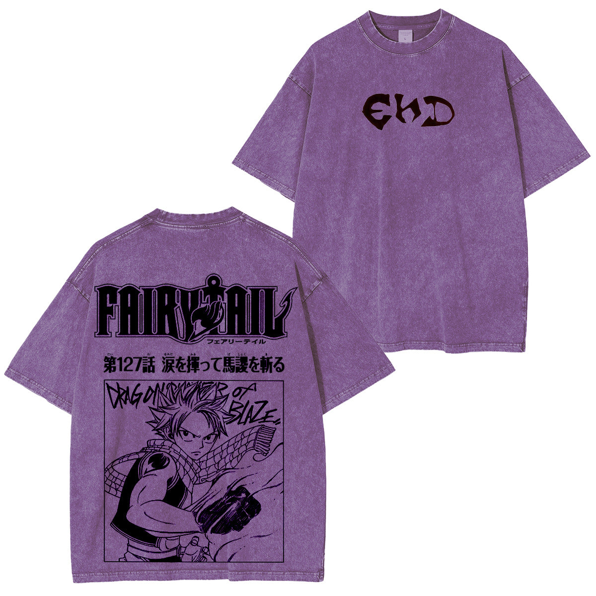FAIRY TAIL Vintage washed T-shirt/Crewneck/Hoodie