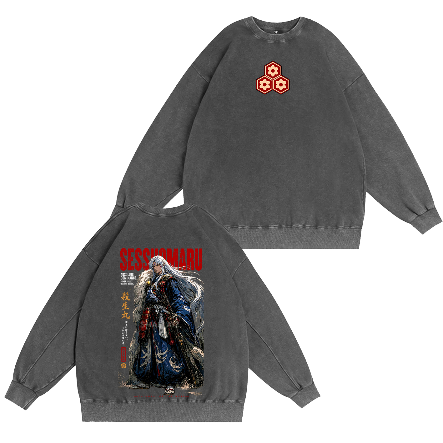 Inuyasha Sesshomaru Unisex Washed T-shirt/Crewneck/Hoodie