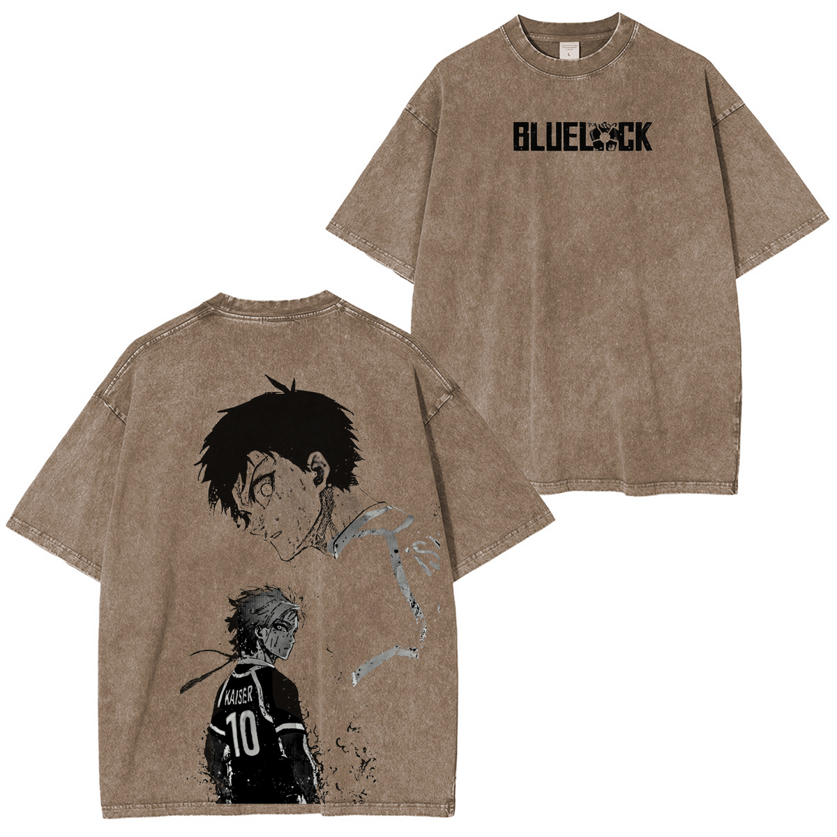 Blue Lock Anime Polera Unisex Lavada