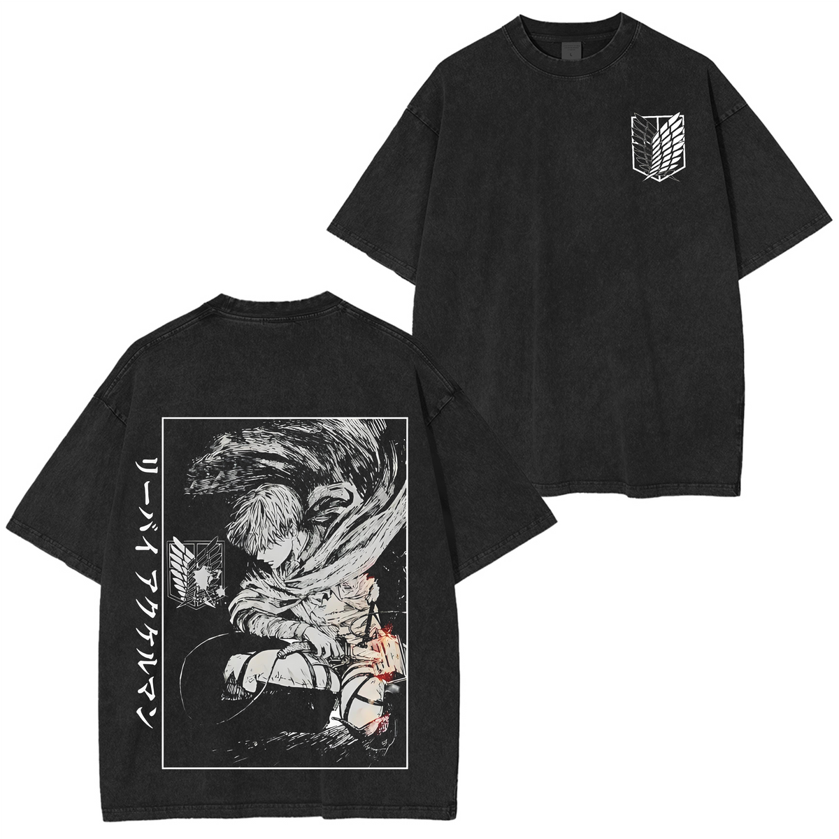 Attack On Titan Anime Polera
