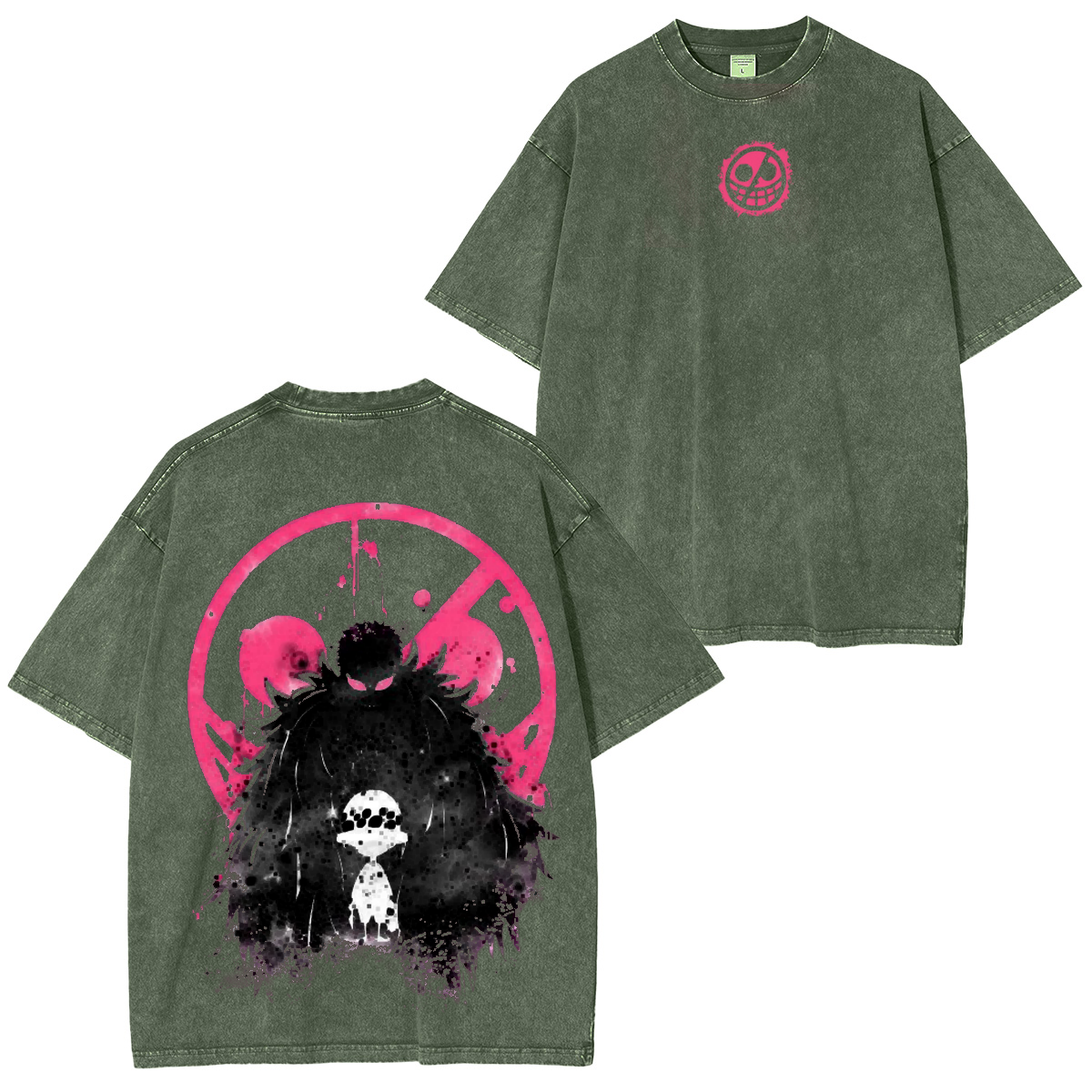 Donquixote Doflamingo Vintage Retro Wash Polera